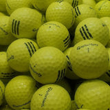 TaylorMade Three Stripe Yellow B Grade Used Range Golf Balls | 300 Per Case [REF080824B] - Golfball Monster