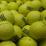 TaylorMade Three Stripe Yellow B Grade Used Range Golf Balls | 300 Per Case [REF080824B] - Golfball Monster