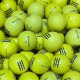 TaylorMade Three Stripe Yellow B/A Grade Used Range Golf Balls | 300 Per Case [REF091625A] - Golfball Monster (7489625325650)