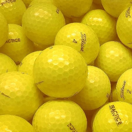 Titleist AVX Practice Yellow Used Range Golf Balls B Grade | One Lot of 1105 [REF#050925B] - Golfball Monster (7456528695378) (7367832698962)