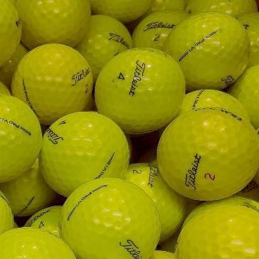 Titleist Pro V1/Pro Vx Yellow BC Grade Used Golf Balls | One Lot of 640 [REF#092324G] (7390869848146)