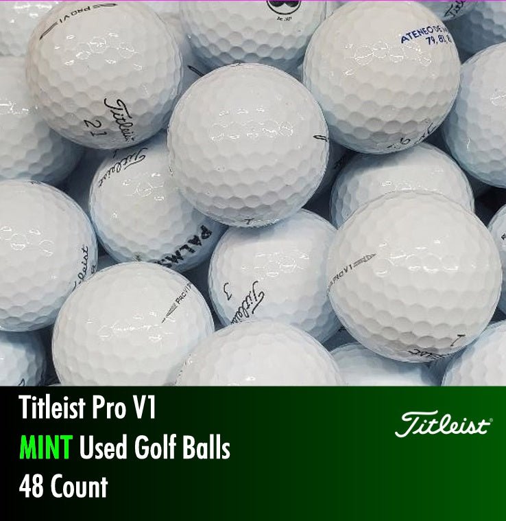 Titleist Pro V1 Used Golf Balls | 48 Count - Golfball Monster