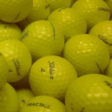 Titleist Pro V1 Practice Yellow B Grade Used Golf Balls from Golfball Monster (7231735431250) (7231736512594)