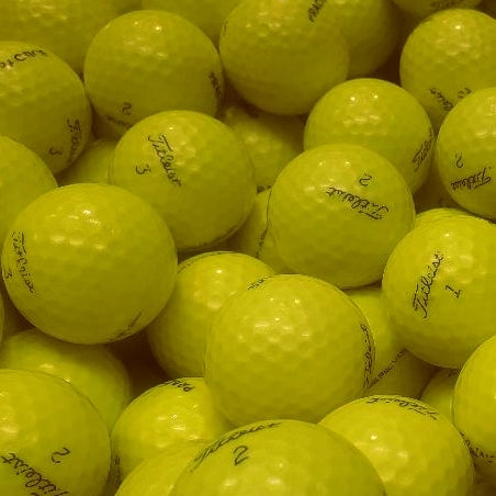 Titleist Pro V1 Practice Yellow B Grade Used Golf Balls from Golfball Monster (7231735431250) (7231736512594)