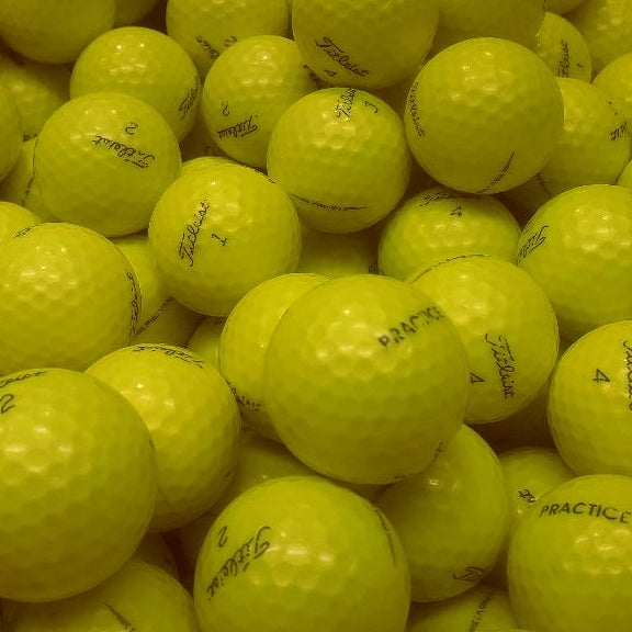 Titleist Pro V1 Practice Yellow B Grade Used Golf Balls from Golfball Monster (7231735431250) (7231736512594)