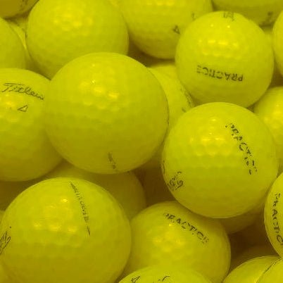 Titleist ProV1 Practice Yellow CD Grade Used Golf Balls | 300 Balls Per Case [REF#021424W] - Golfball Monster