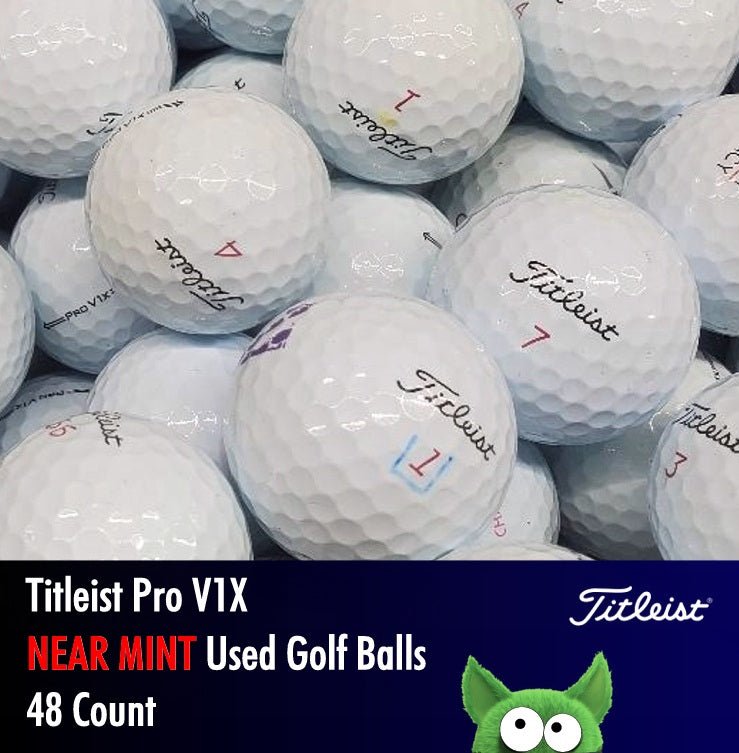 Titleist Pro V1X Used Golf Balls | 48 Count - Golfball Monster