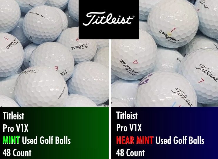 Titleist Pro V1X Used Golf Balls | 48 Count - Golfball Monster (7207523582034)