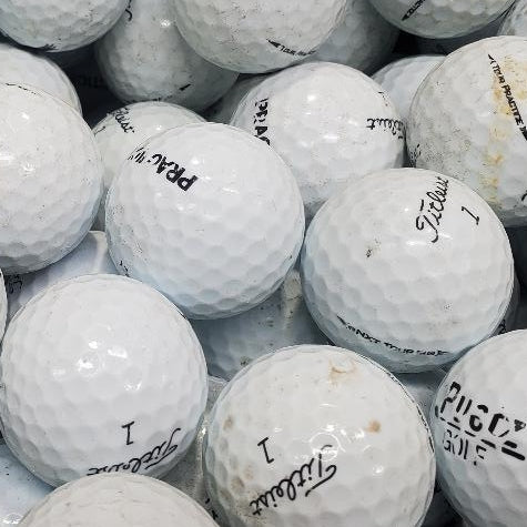 Titleist Tour Practice Logo Range Used Golf Balls BC Grade | 300 Per Case [REF#100723C] x - Golfball Monster (7170036367442)