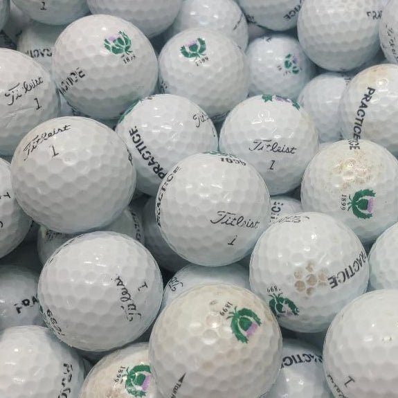 Titleist Tour Practice/NXT Logo Used Golf Balls CB Grade | 300 Per Case [REF#091924] - Golfball Monster