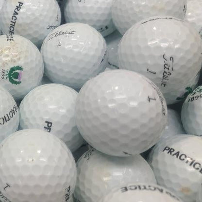 Titleist Tour Practice/NXT Logo Used Golf Balls CB Grade | 300 Per Case [REF#091924] - Golfball Monster