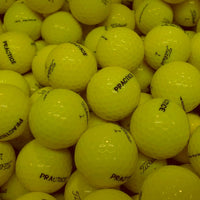 Titleist Tour Practice Yellow AB Grade Used Golf Balls | 300 Balls Per Case [REF#091523A] (7161438175314) (7263121375314)