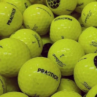 Titleist Tour Practice Yellow Logo BC Grade Used Golf Balls | One Lot of 765 [REF#052725C] - Golfball Monster (7446596976722) (7446579904594)
