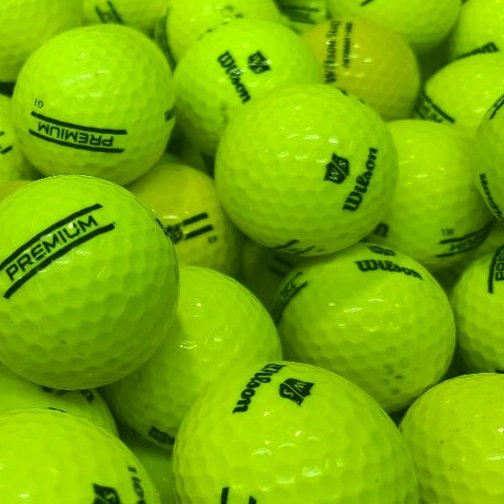 Wilson Range Yellow A-B Grade Used Golf Balls | One Lot of 540 [REF#092624T] (7391898697810)