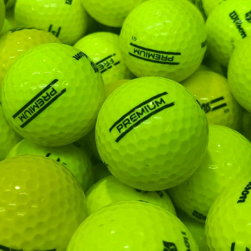 Wilson Range Yellow A-B Grade Used Golf Balls | One Lot of 540 [REF#092624T] (7391898697810)