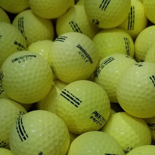 Bridgestone Precept Yellow Used Golf Balls C-B Grade One Lot 3252 [REF#G017] (6849203011666) (7399389626450)