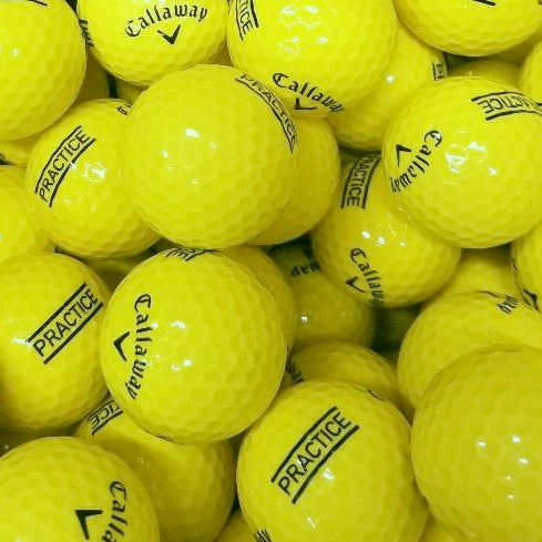 Callaway Practice Yellow A Grade Used Golf Balls from Golfball Monster (6578952896594) (6585192153170)