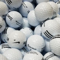 Mix Black Stripe Practice BRAND NEW Golf Balls  (6670487322706)