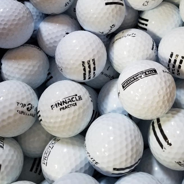 Mix Range Black Stripe AB Grade Used Golf Balls (6604991856722) (6625967898706) (6637852852306) (6637852950610)