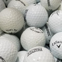 Black Stripe Practice Logo Used Golf Balls A-B Grade (6660290510930)