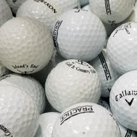 Black Stripe Practice Logo Used Golf Balls A-B Grade (6660290510930) (6883403235410) (6883404218450)