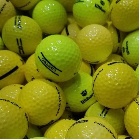 Mix Yellow Limited Flight AB Grade Used Golf Balls  (6685407346770) (6768147759186)