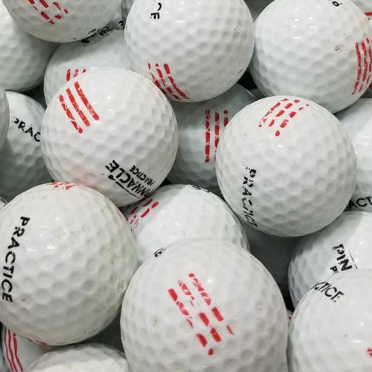 Pinnacle Red Practice Used Golf Balls BC Grade One Lot 1200 [REF#907] (6843366867026) (6857203974226)