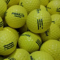 Pinnacle Practice Yellow Used Golf Balls B-A Grade | One Lot of 2266 [REF#J078] (6910362943570)