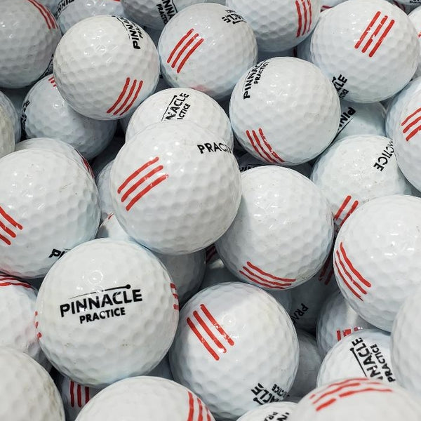 Pinnacle Red Practice Used Golf Balls AB Grade |  One Lot 828 [REF#S0916] (6968305614930)