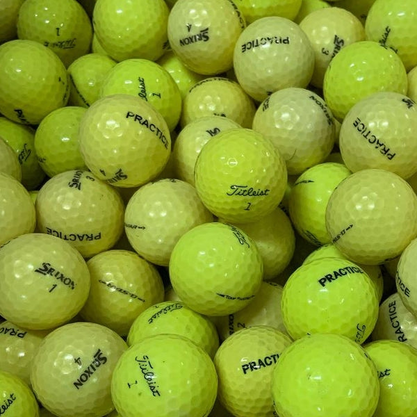 Range Mix Yellow Used Golf Balls AB Grade (7051267473490)