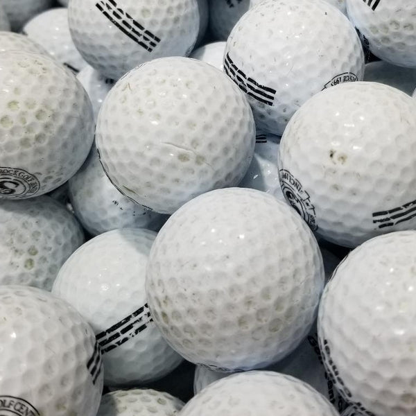 Range Black Stripe Logo "Cosmetically Challenged"  BC Grade Used Golf Balls | Cases of 600 each [REF#M092] (6892350701650)