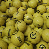Yellow Logo Used Golf Balls A - B Grade | 300 Per Case [REF070825A] ** - Golfball Monster (4604126625874)