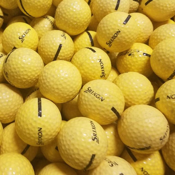 Srixon Yellow Limited Flight Used Golf Balls B-C Grade (4474796212306)
