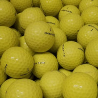 Taylormade Practice No Stripe Yellow Used Golf Balls B Grade | One Lot of 1219 (6924509511762)
