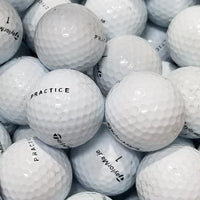 Taylormade Practice No Stripe Used Golf Balls B-C Grade (6660299784274) (6673253531730) (6673254613074)
