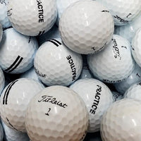 Titleist Tour Practice/NXT With Stripes as Logo A-B Grade Used Golf Balls | One Lot of 1317 [REF#J101122B] (6986432118866)