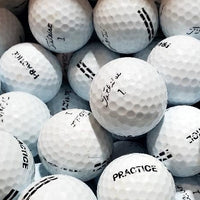 Titleist Tour Practice/NXT With Stripes as Logo B-C Grade Used Golf Balls | 600 Balls Per Case [REF#J101122A] (6986428481618)