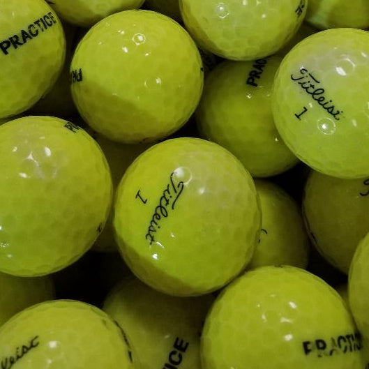 Titleist Tour Practice/NXT Yellow Used Range Golf Balls B-A Grade | One lot of 600 (6781787897938)