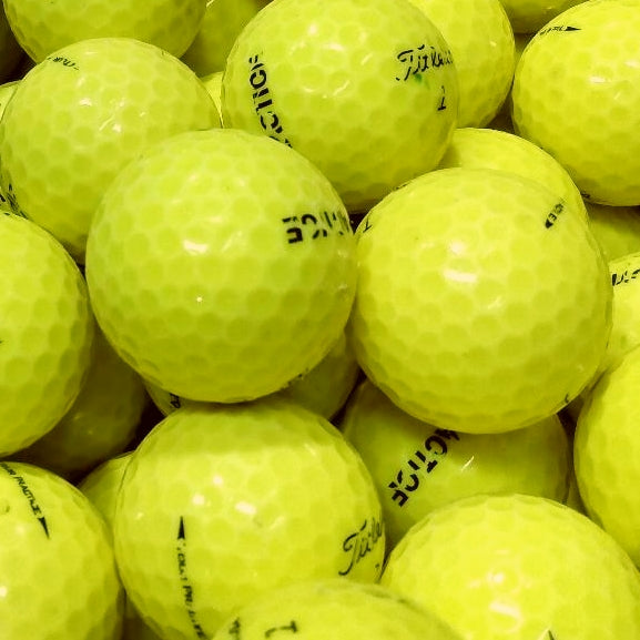 Titleist Practice Yellow B-A Grade Used Range Golf Balls One lot of 2400 (6695236370514)