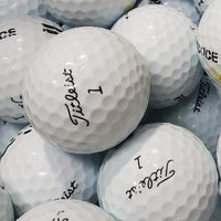 Titleist Tour Practice/NXT With Stripes A-B Grade Used Golf Balls | One Lot of 903 [REF#S0915b] (6967582949458)