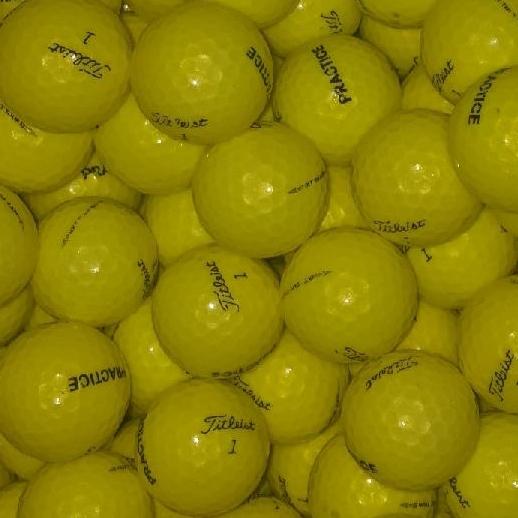 Titleist Tour Practice/NXT Yellow Used Range Golf Balls A-B Grade | One lot of 1200 (6785600094290) (6785600749650)