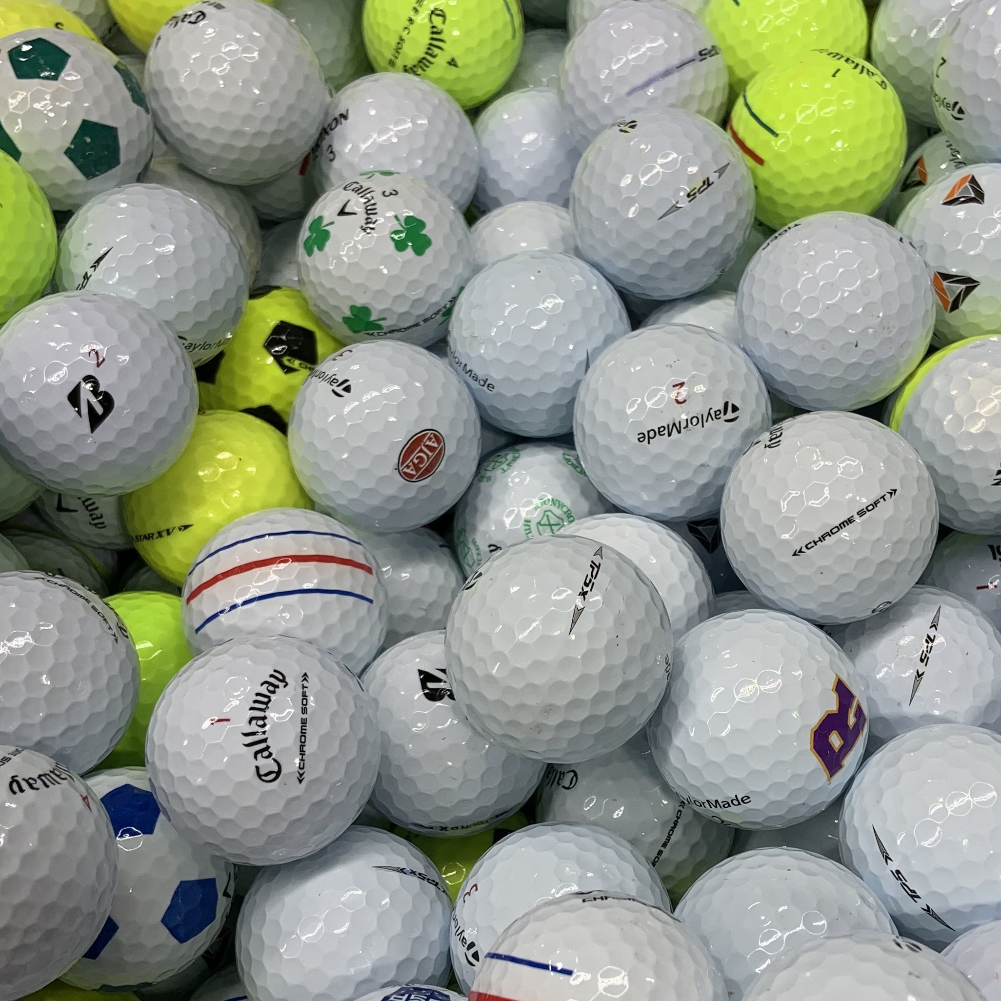 Golf balls premium hot mix