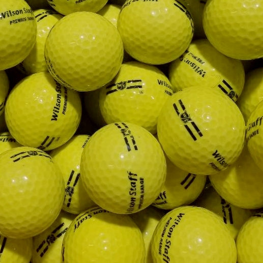 Wilson Range Yellow Used Golf Balls A-B Grade  (6596480663634)
