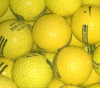 Range Practice Yellow Used Golf Balls A-B Grade (4509308387410)